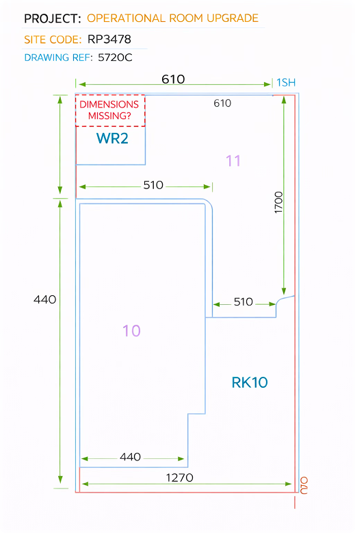 CAD error detection preview