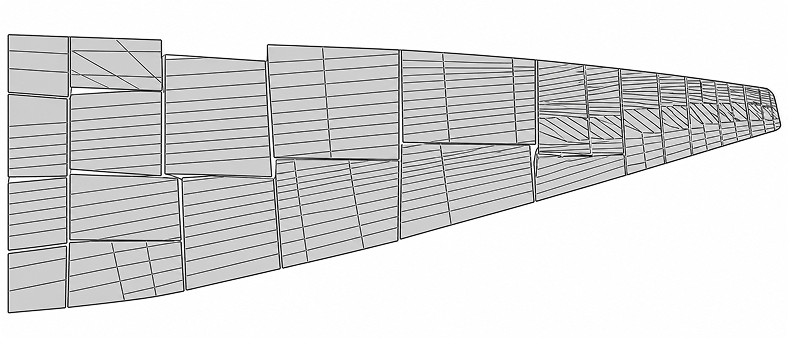 Kerf pattern preview